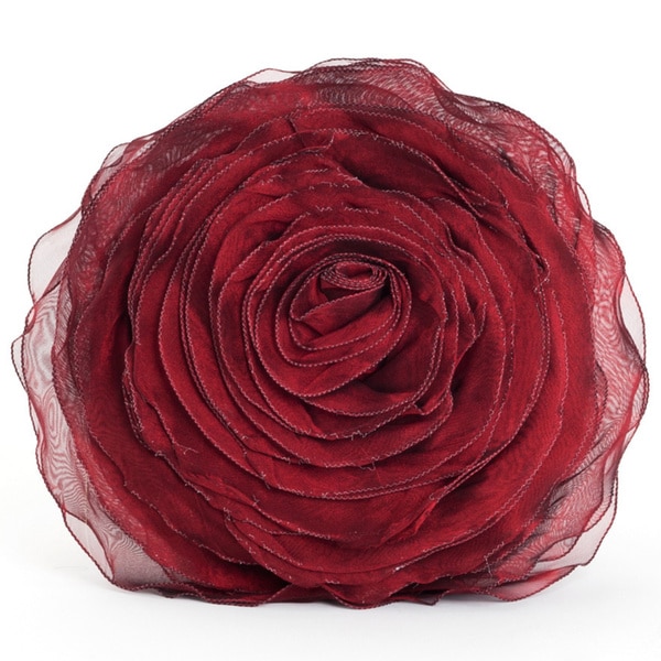 Rose Design Throw Pillow - Free Shipping On Orders Over $45 - Overstock