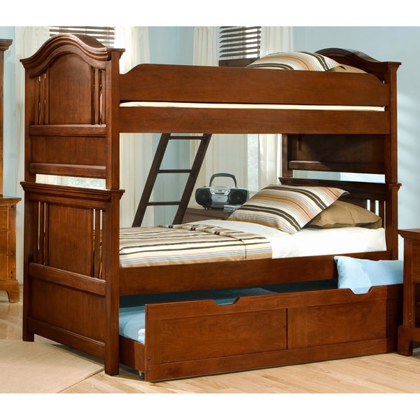 Branson Bunk Bed with Optional Storage Pedestal or Trundle - Overstock ...