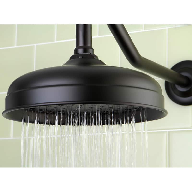 Victorian Oil Rubbed Bronze 10-inch Raindrop Showerhead
