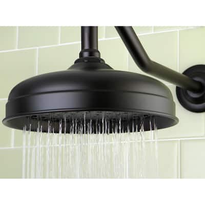 Victorian Oil Rubbed Bronze 10-inch Raindrop Showerhead