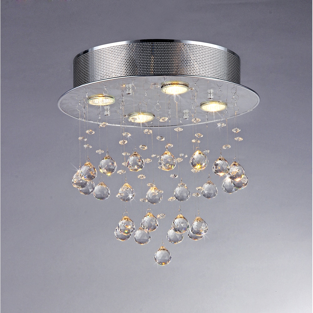 Marks Crystal 5 light Chrome Chandelier