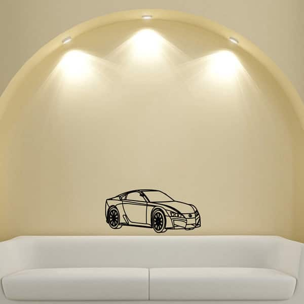 Lexus Style Coupe Car Wall Art Vinyl Decal Sticker - Bed Bath & Beyond ...