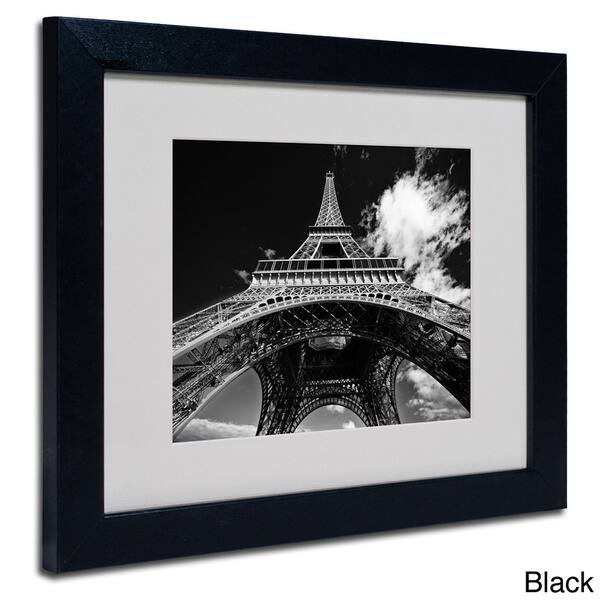 Yale Gurney 'Paris Eiffel Tower 1' Framed Matted Art - Overstock - 8652074