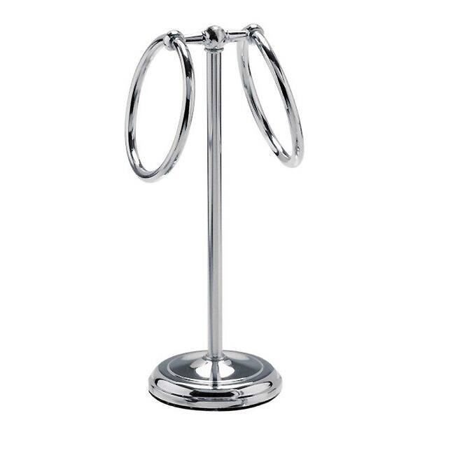 Chrome Pedestal Hand Towel Ring