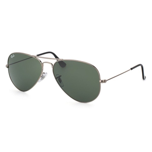 Ray-Ban Aviator RB3025 Unisex Gunmetal Frame Green Classic