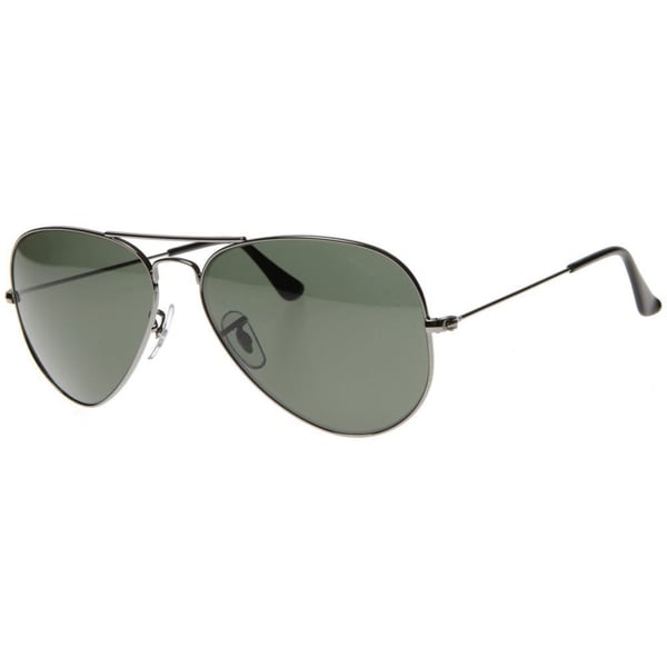 rayban aviator rb3025 rayban aviator rb3025 Ray-Ban Aviator RB3025 Unisex Gunmetal Frame Green Classic Lens ...