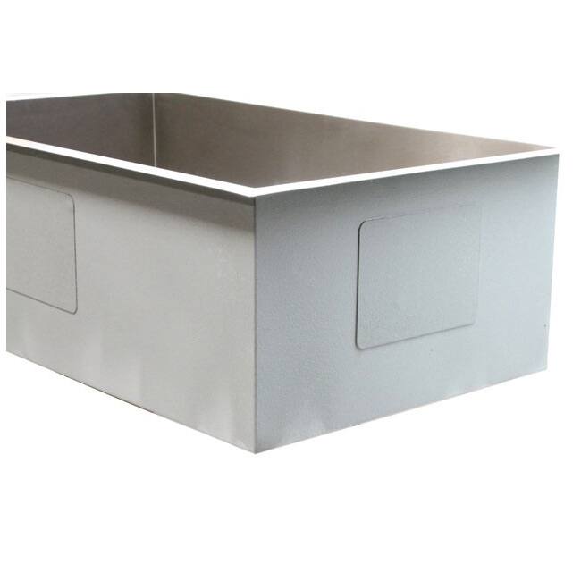 Stainless Steel 42-inch Double-bowl 60/40 Zero Radius Undermount Kitchen Sink