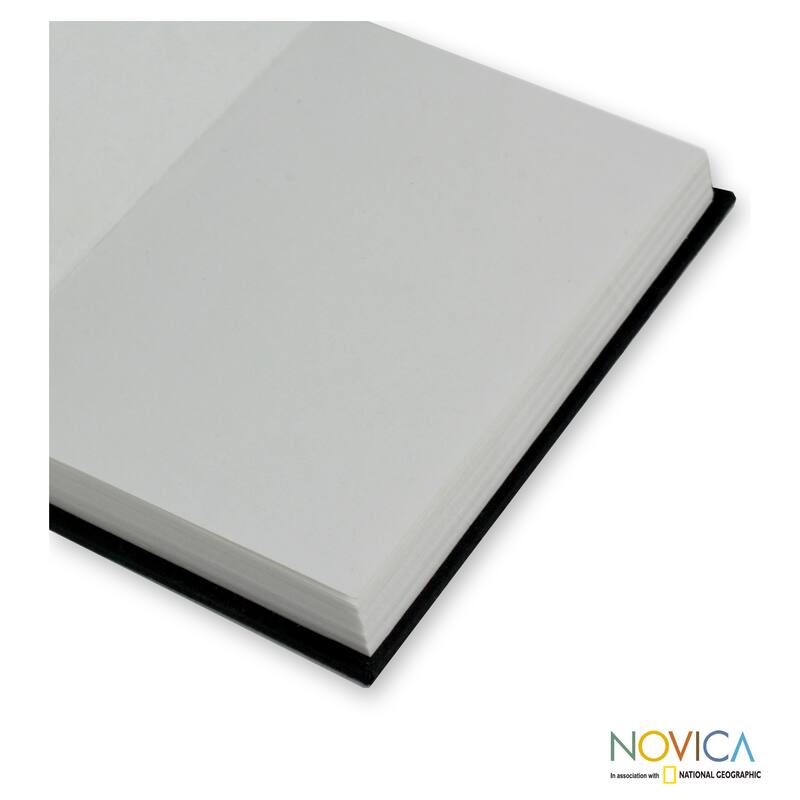 Handmade Paper 'Peaceful Buddha' Journal (India)