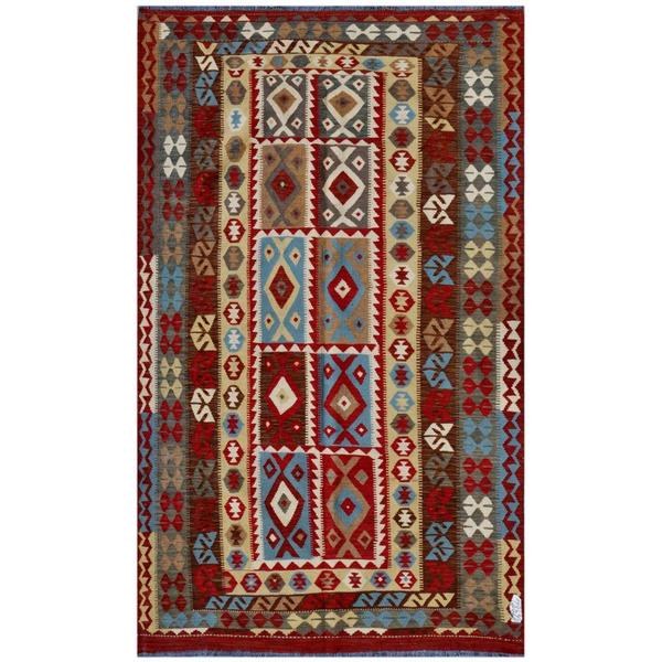 Shop Handmade Herat Oriental Afghan Wool Kilim 7'7 x 10'10 (Afghanistan) On Sale Free