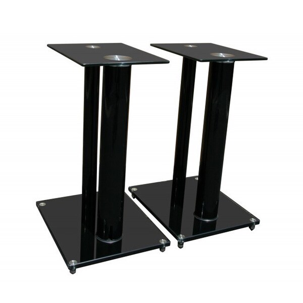 Shop MountIt! Premium Aluminum and Glass Speaker Stands Free
