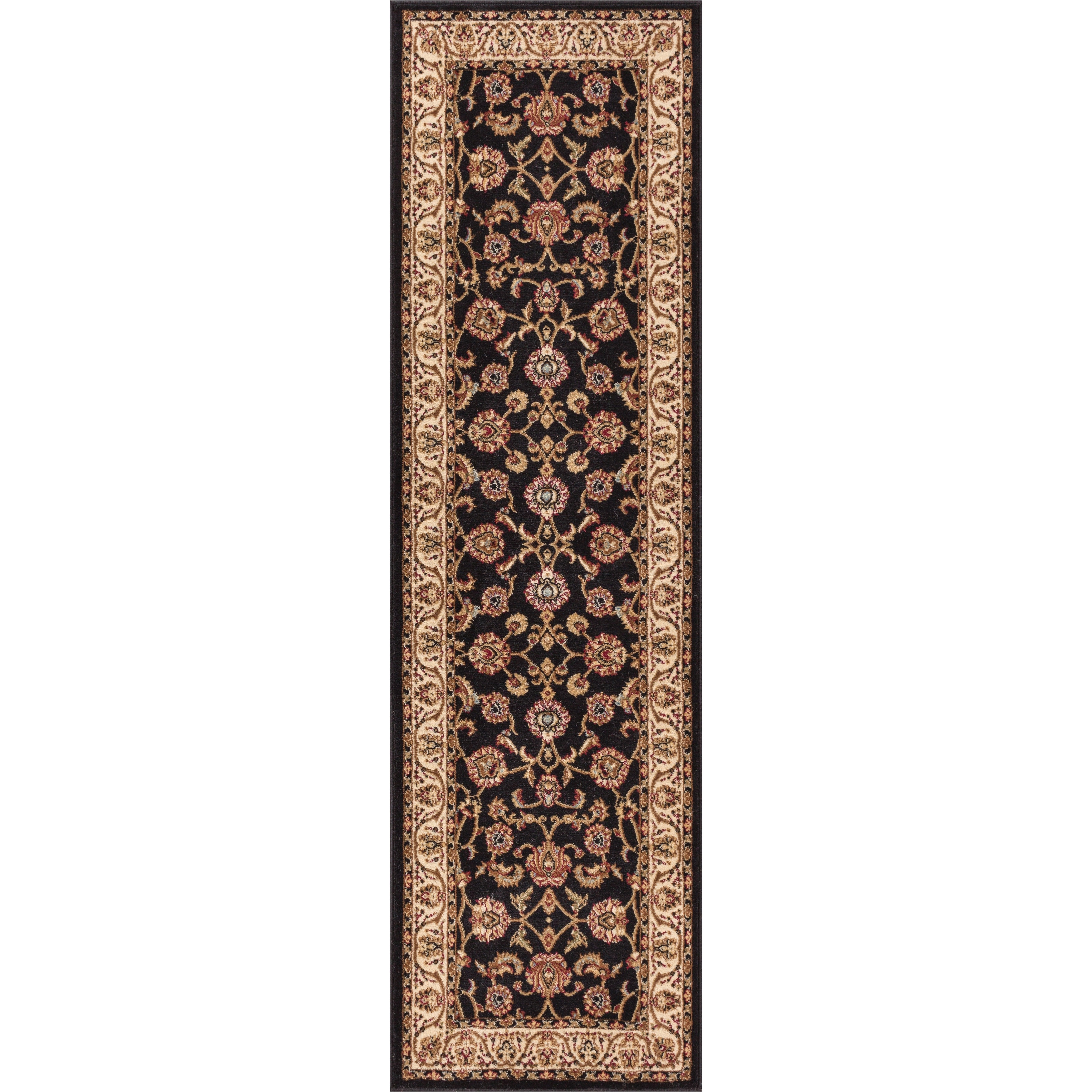 Ariana Palace Black Runner Rug (23 X 73)