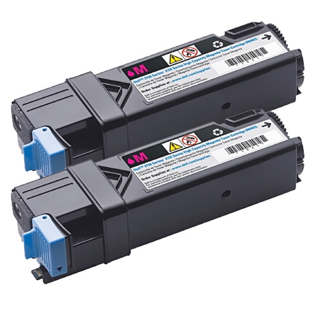 Dell 2150/ 2155 Compatible Magenta Toner Cartridge (pack Of 2)