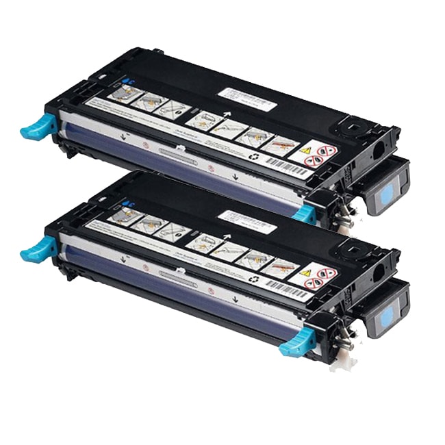 Dell 3115 (xg722, Pf029) Compatible Cyan Toner Cartridge (pack Of 2)