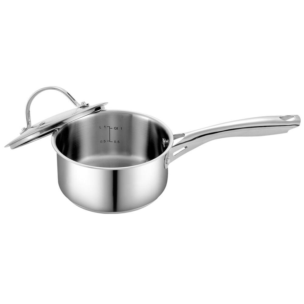Cooks Standard 1.5 Quart Stainless Steel Saucepan with Lid