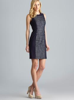 calvin klein tweed dress