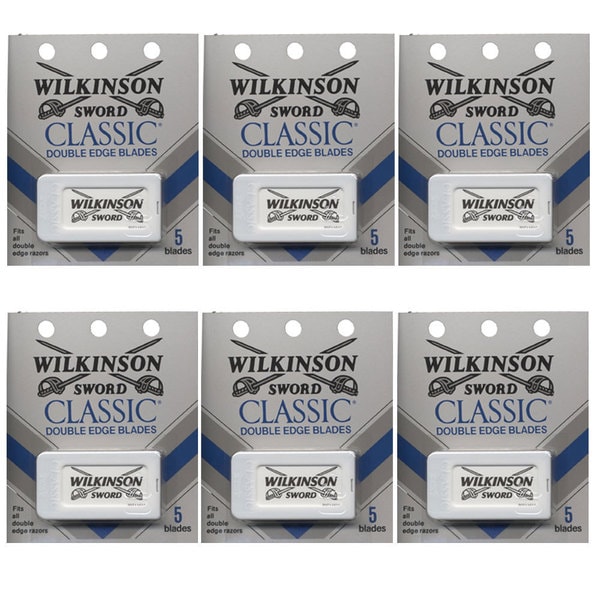 Wilkinson Sword Classic 5 count Double Edge Blades (Pack of 6