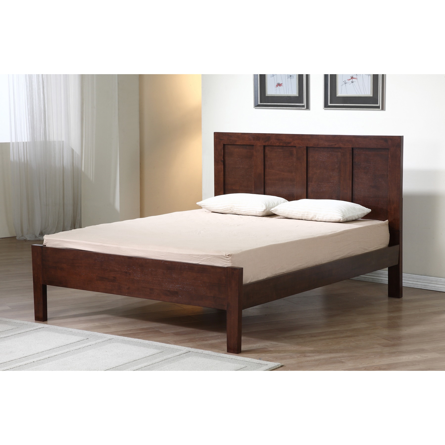 Tonics Malaga Queen size Wenge Bed Brown Size Queen