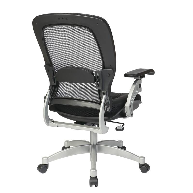 Office Star Air Grid Back Managerial Mid-Back Chair - 27-1/2"x27"x44"