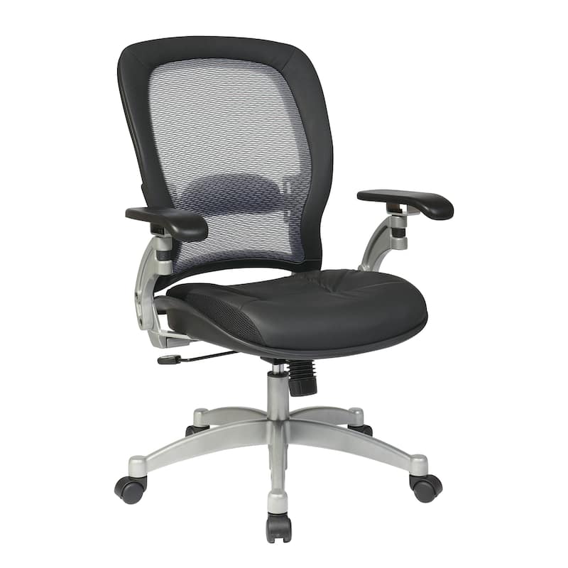 Office Star Air Grid Back Managerial Mid-Back Chair - 27-1/2"x27"x44"