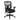 High-Back Office Chair with Leather and Mesh Seat,