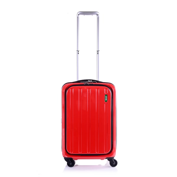 small red suitcase