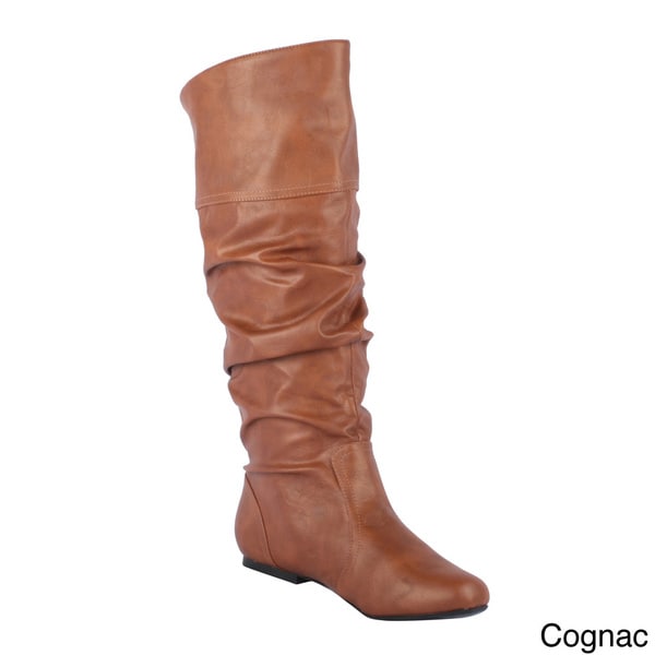 Qupid Women's 'Neo 144' Knee high Slouch Boots Qupid Boots