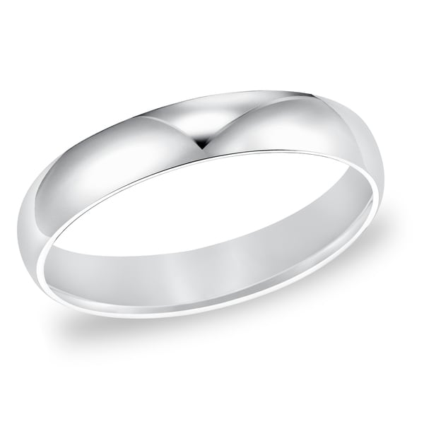 Cambridge Platinum Classic 4mm Engraved Wedding Band