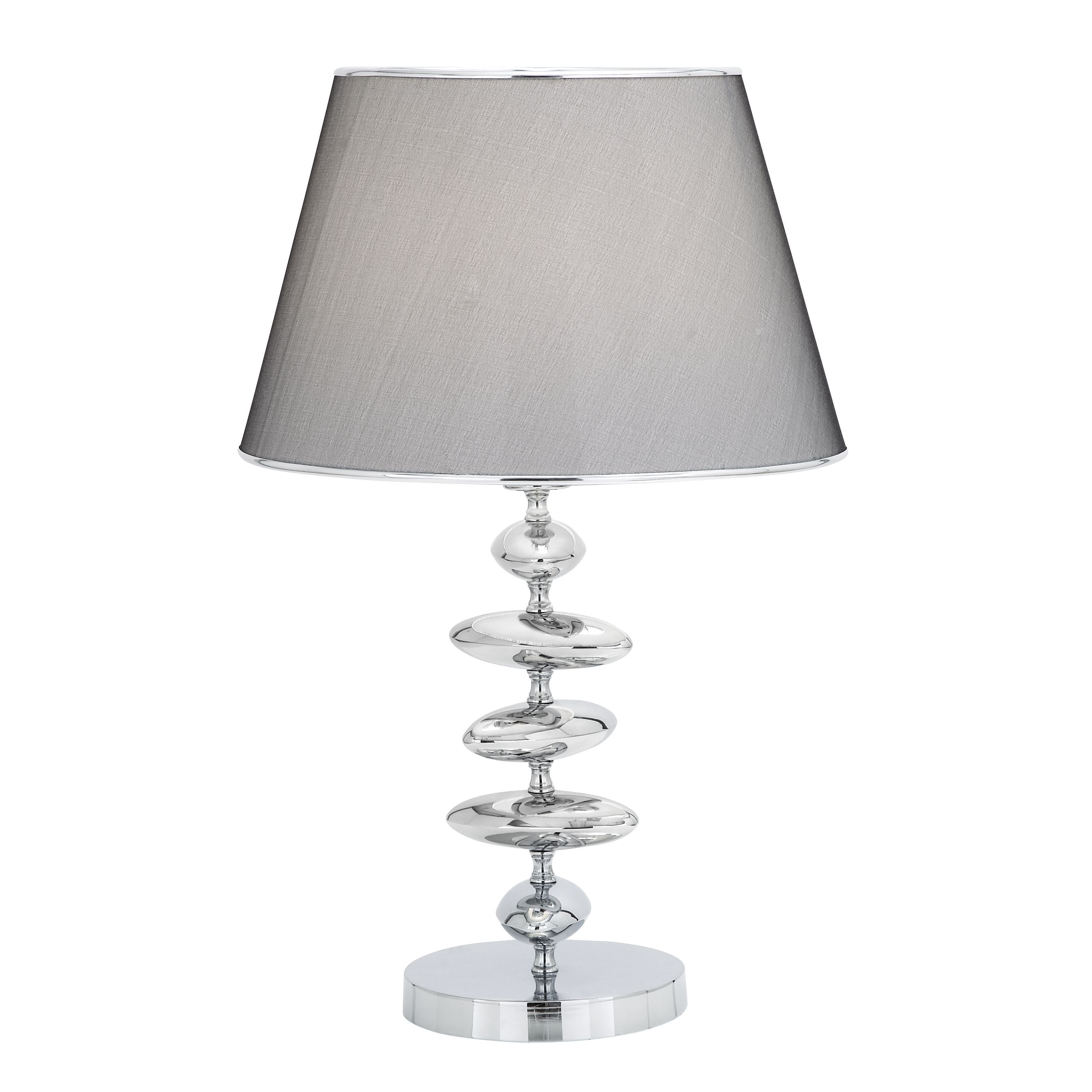 Stacked Circular Metal Table Lamp