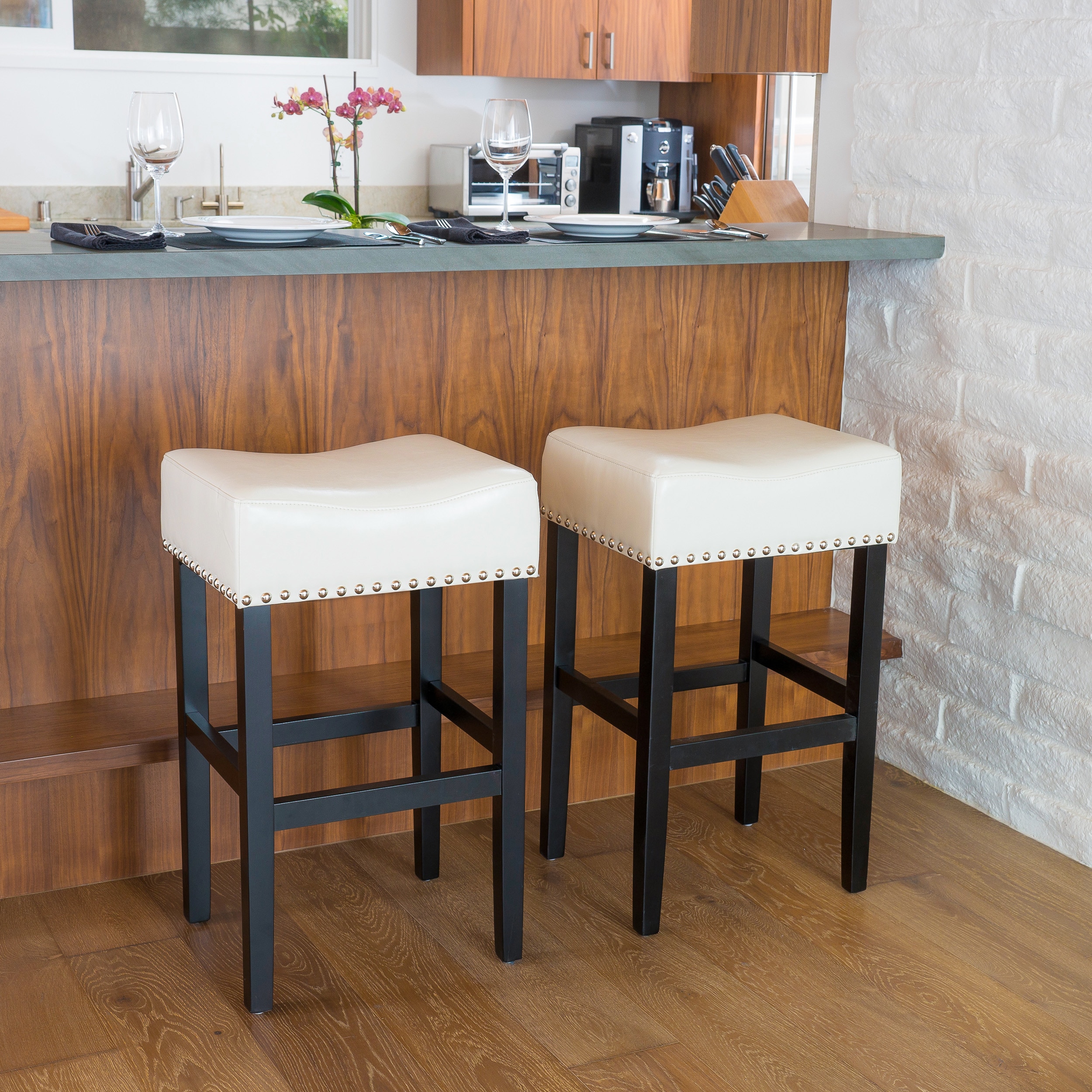 christopher knight home lisette backless counter stools