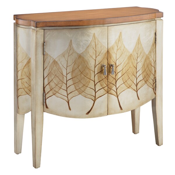 Mia 2-door Leaf Accent Cabinet