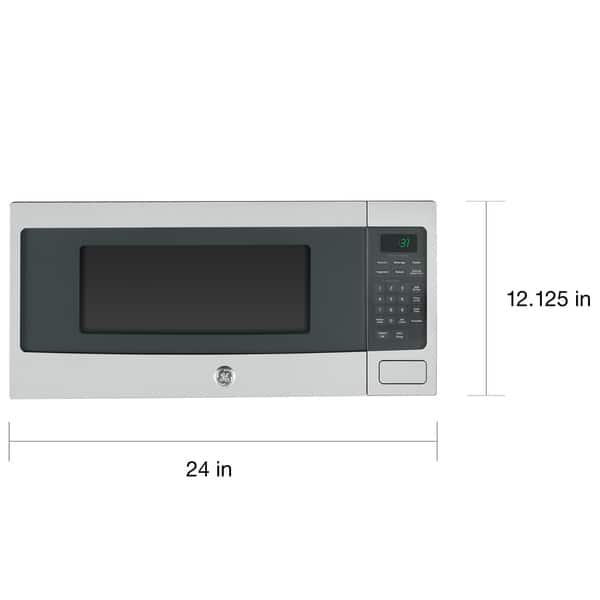GE Profile PEM31SFSS Stainless Steel Countertop Microwave Oven Bed