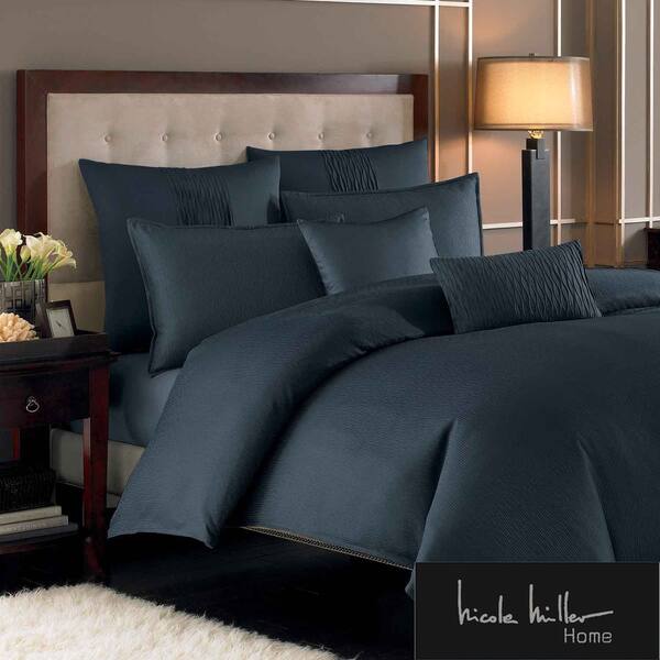 Shop Nicole Miller Currents Ink Duvet Cover And Sham Separates