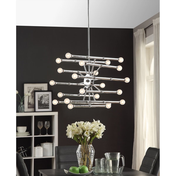 Bali 22 light Chrome Chandelier Chandeliers & Pendants