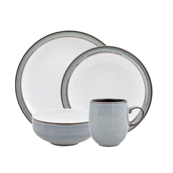 Denby Jet Grey 4-piece Place Setting