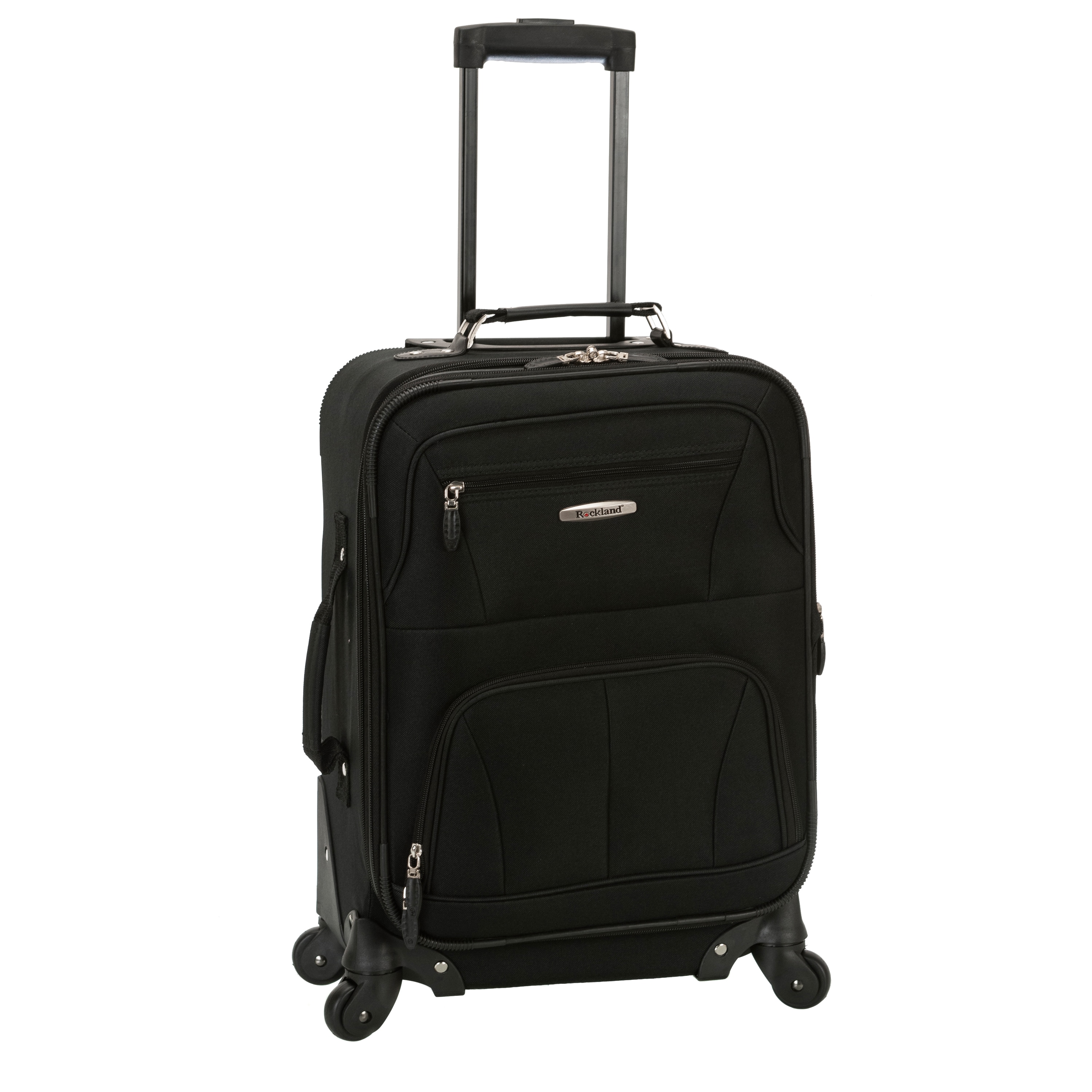 Rockland Deluxe 20 inch Expandable Carry on Spinner Upright Luggage