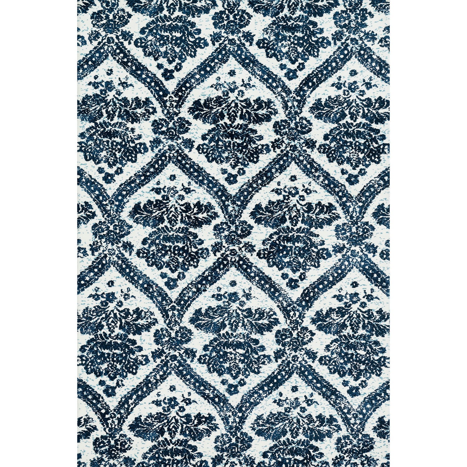 Microfiber Woven Beckett Navy Rug (93 X 13)