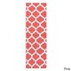 preview thumbnail 41 of 39, Hand-woven Samick Moroccan Trellis Flatweave Wool Runner Area Rug - 2' 6" x 8' Pink