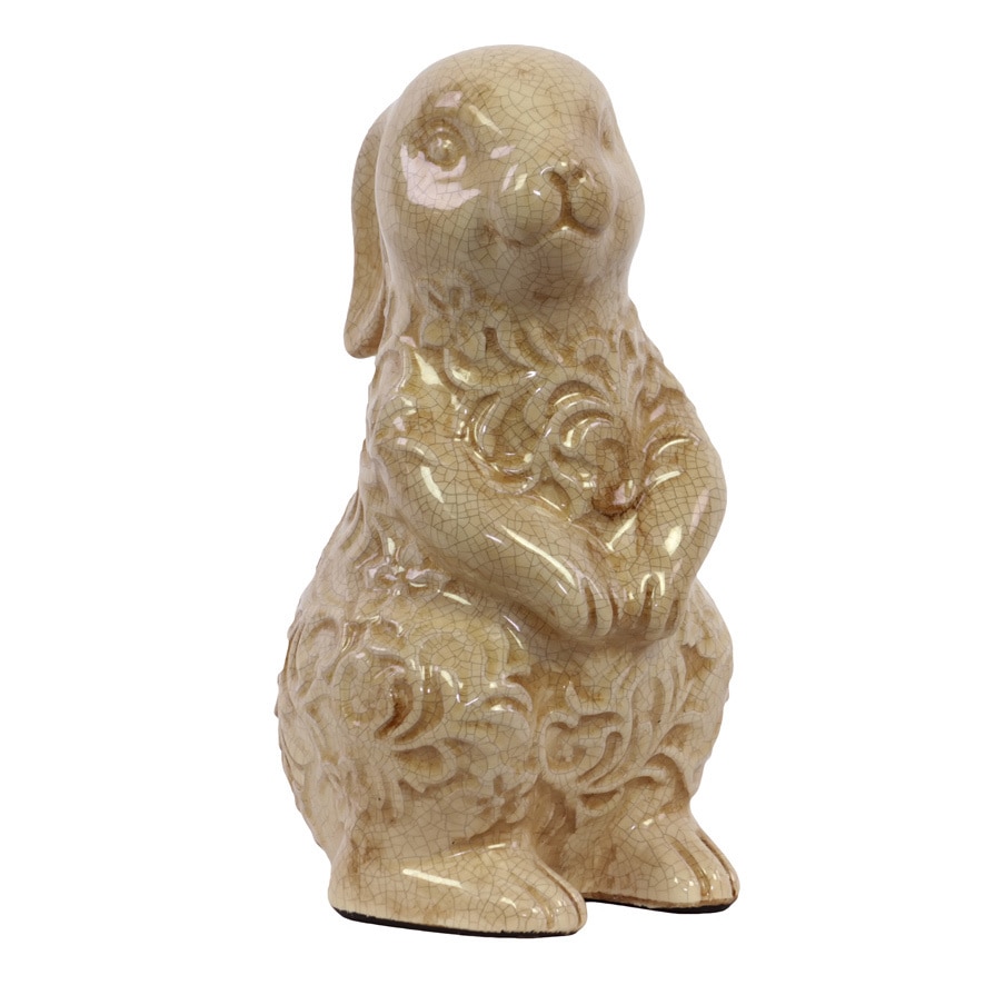 Adorable Cream Ceramic Rabbit