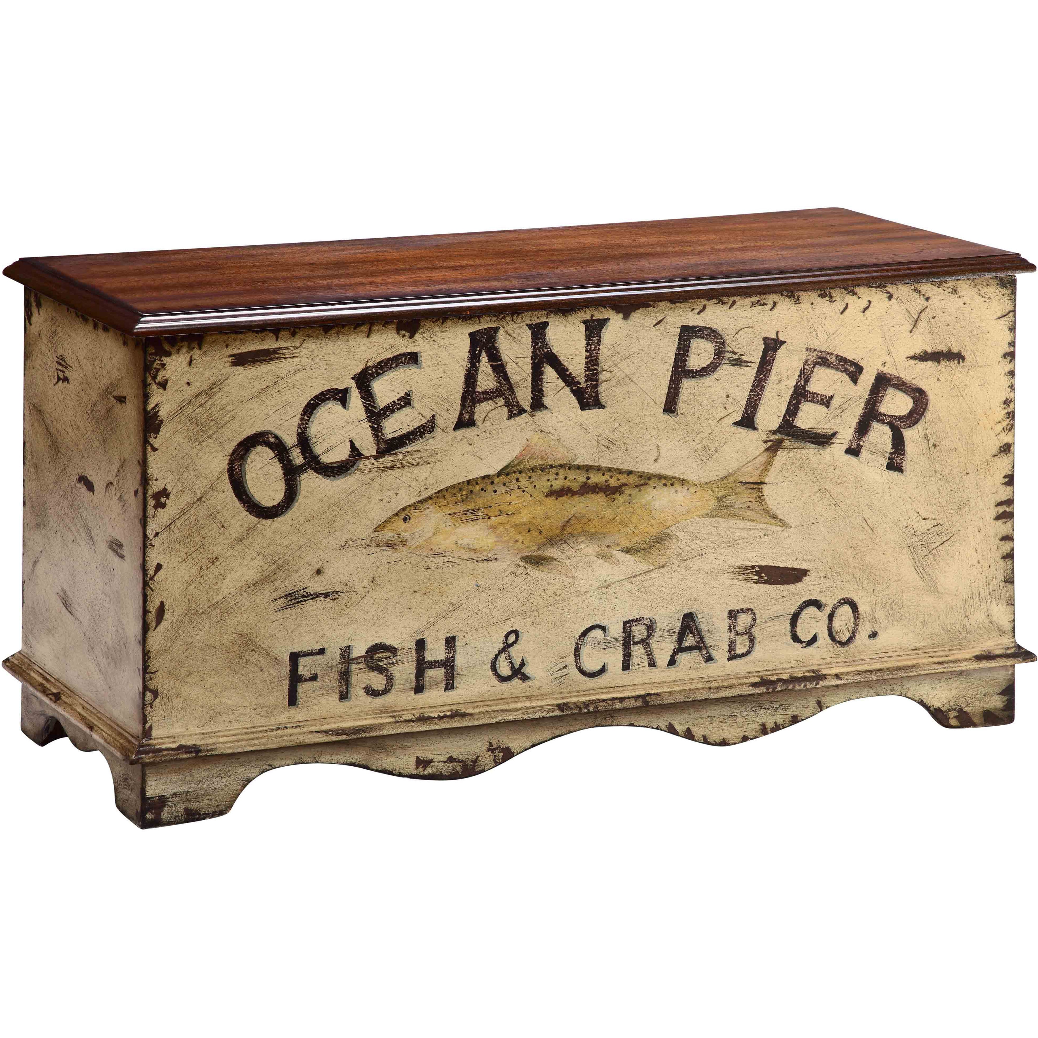 Portola Bay Ocean Pier Design Storage Chest