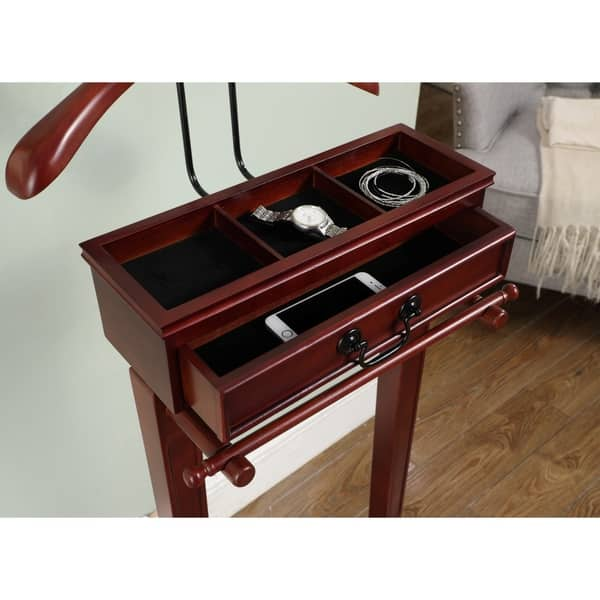 Shop Bombay Wood Wardrobe Valet Free Shipping Today Overstock