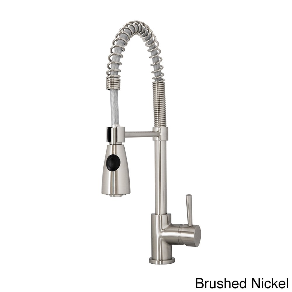 Virtu Usa Neso Psk 1005 Single Handle Kitchen Faucet In Brush Nickel Or Polish Chrome