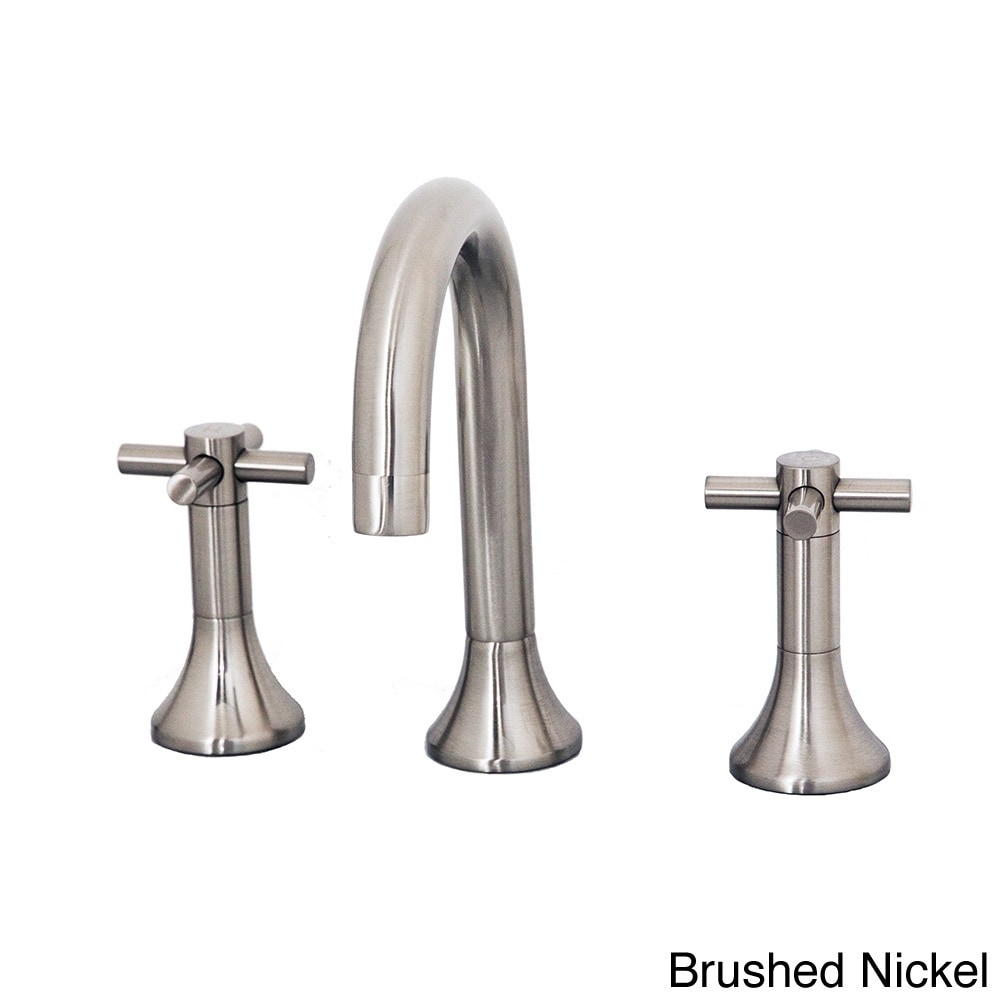 Virtu Usa Thelion Psk 601 Widespread Kitchen Faucet In Brush Nickel Or Polish Chrome