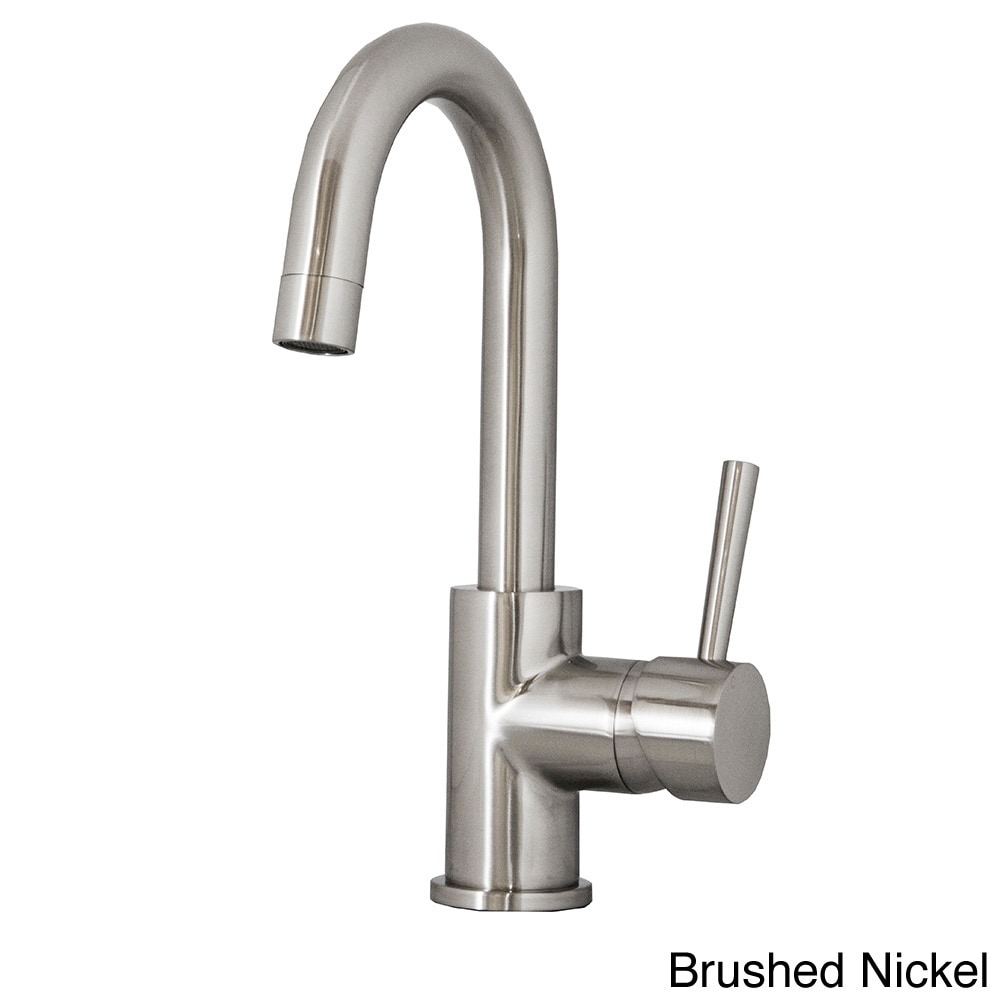 Virtu Usa Lithios Psk 501 Single Handle Kitchen Faucet In Brush Nickel Or Polish Chrome