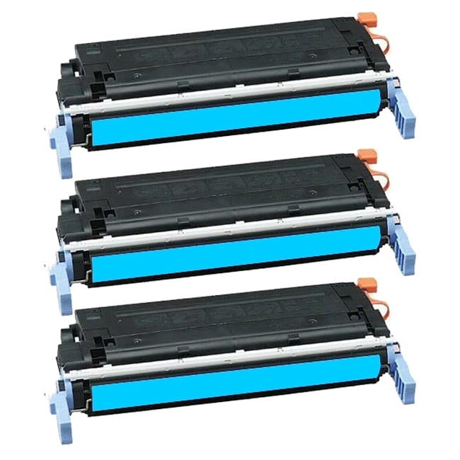 Nl compatible C9721a (nl compatible 641a) Compatible Cyan Toner Cartridges (pack Of 3)