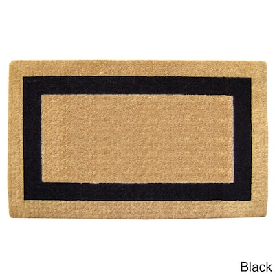 Heavy-Duty Coir Single Picture Frame Doormat - 2'6" x 4' - 2'6" x 4'