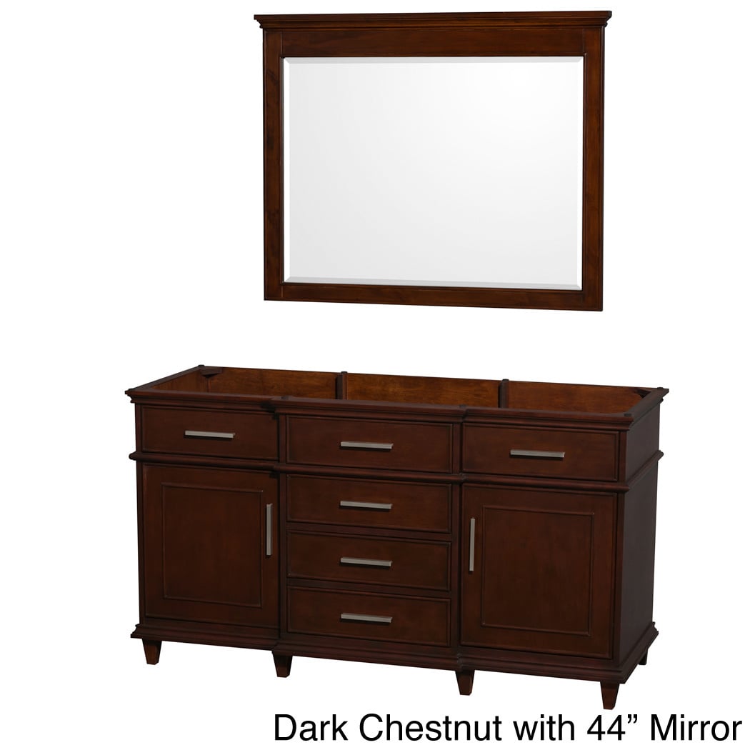 Wyndham Collection Berkeley Single 60 inch Vanity Brown Size Single Vanities