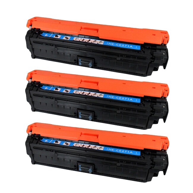 3 Pack 650A CE271A Color Toner Cartridge Set for HP Laserjet Enterprise M750dn