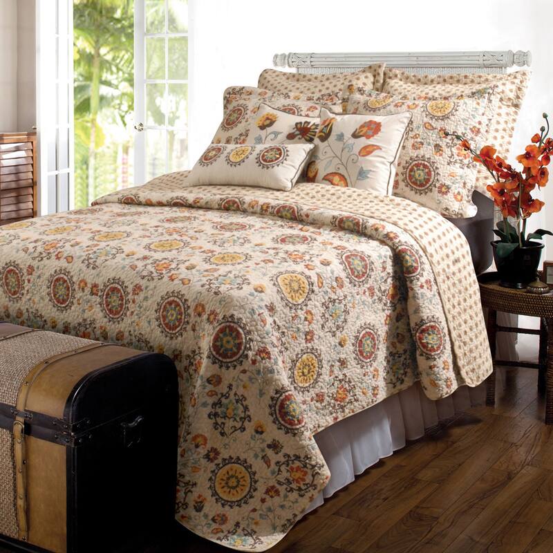 Greenland Home Fashions Andorra Neck Roll Decorative Pillow