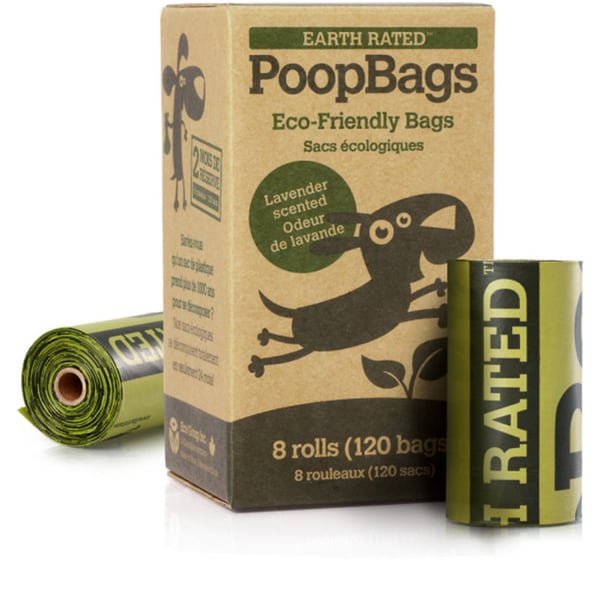 Earth Rated PoopBags 120 bag Refill Roll Pet Clean Up