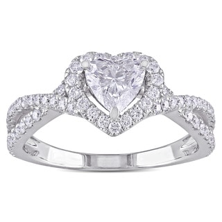 Heart Diamond Rings - Gold, Silver & More - Overstock.com Shopping
